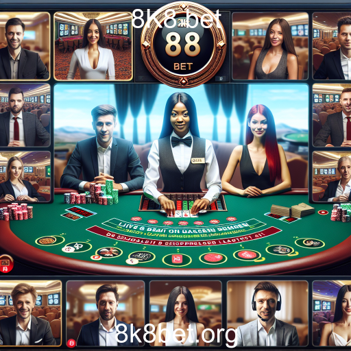Experiência Imersiva em Jogos Ao Vivo no 8K8 bet